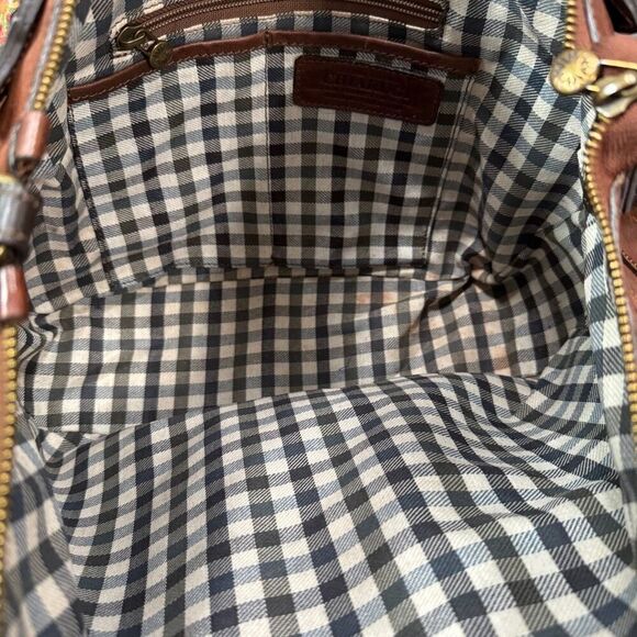 Origins Chiarugi Brown Leather satchel bag - Picture 10 of 11